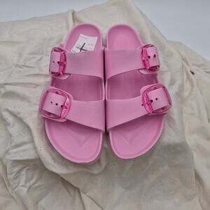NEW Birkenstock Arizona Big Buckle Essentials Slide Sandal Pink EU 40 US 9-9.5